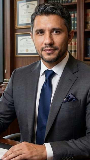 Dr. Jonas Nascimento, advogado, em seu escritório de advocacia