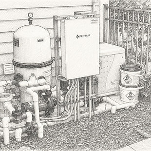 Pool Equipment Sketch
