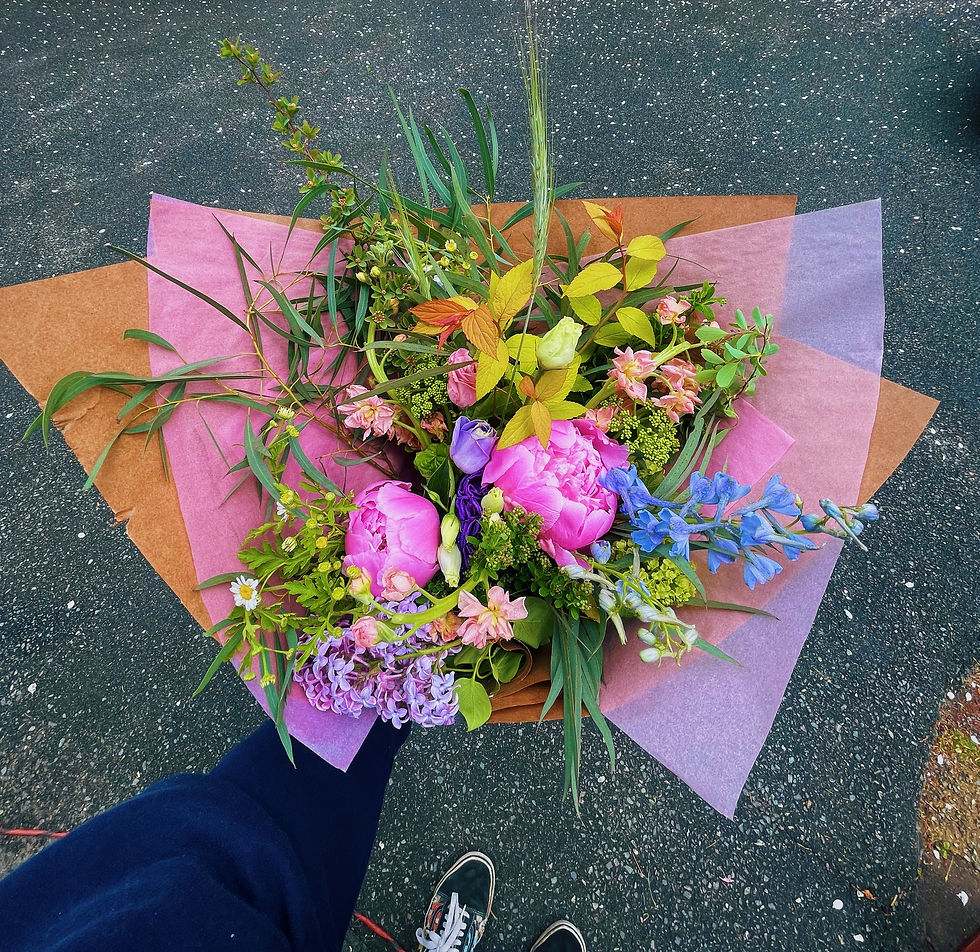 Bouquet for the customer from google!