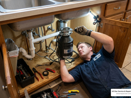 garbage disposal installation