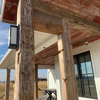 Vintage Hand Hewn Beams