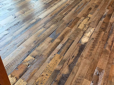 Skip Planed Reclaimed Wood Flooring