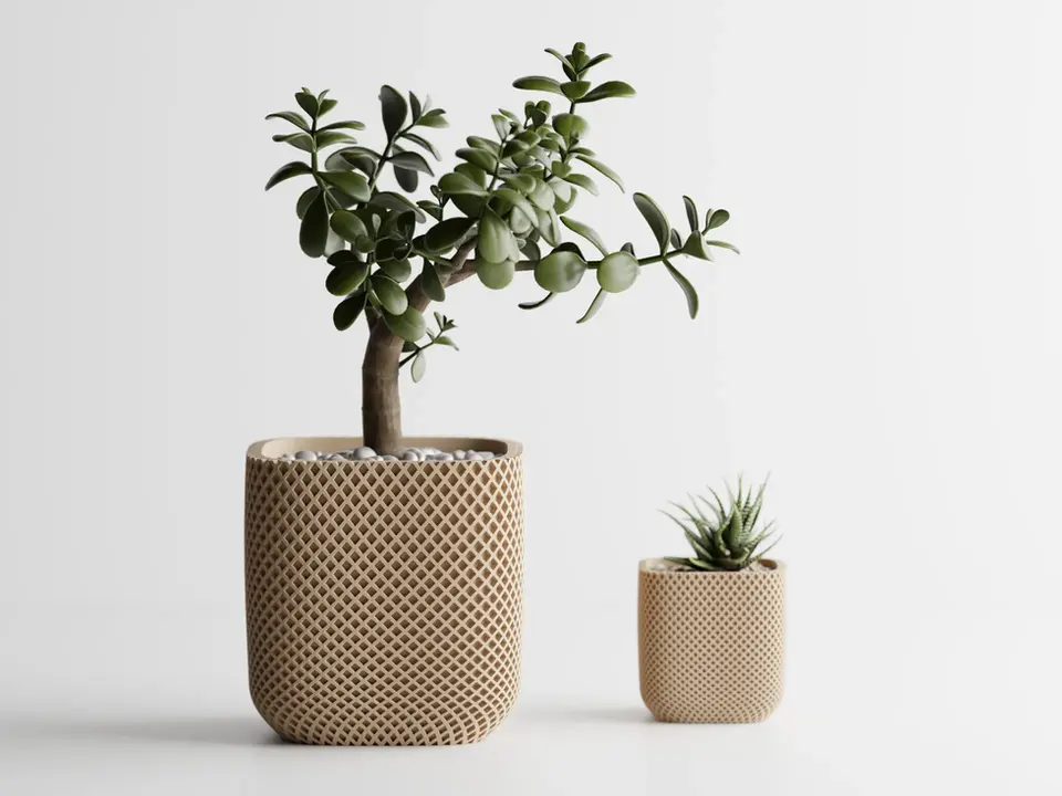 Mini 3D printed planters