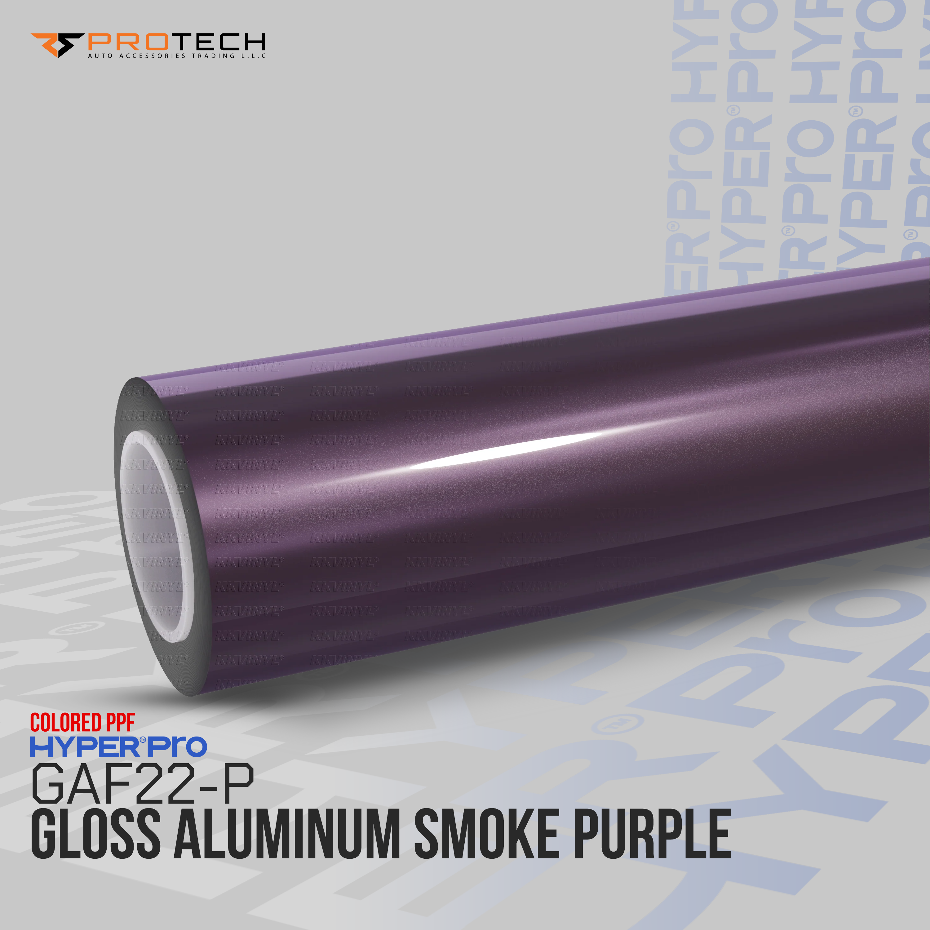 GAF22-P Gloss Aluminum Smoke Purple