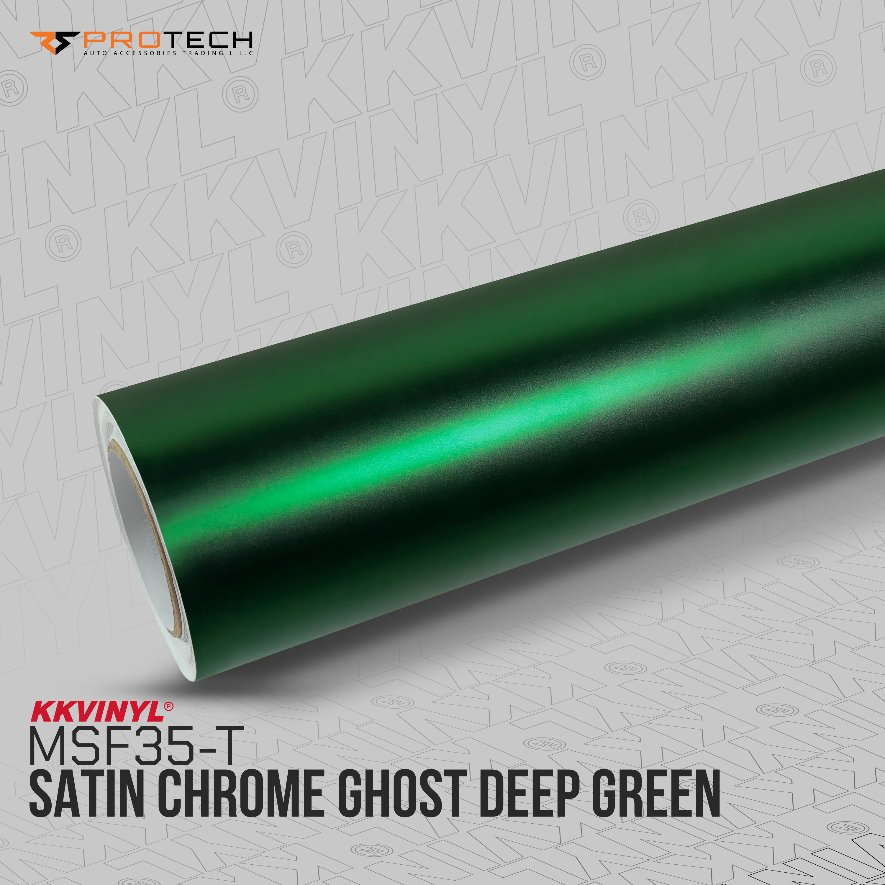 MSF35-T Satin Chrome Ghost Deep Green