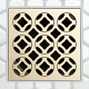 FloFx Satin Gold RADius 3D Drain Grate