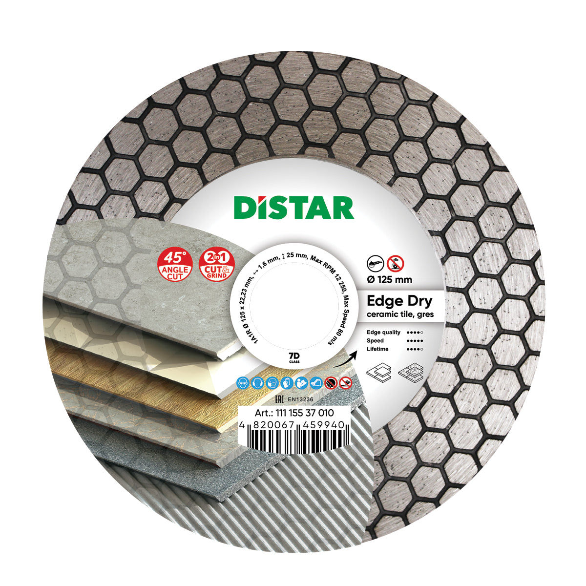 DISTAR Edge Dry Diamond Blade 4.5"-5"