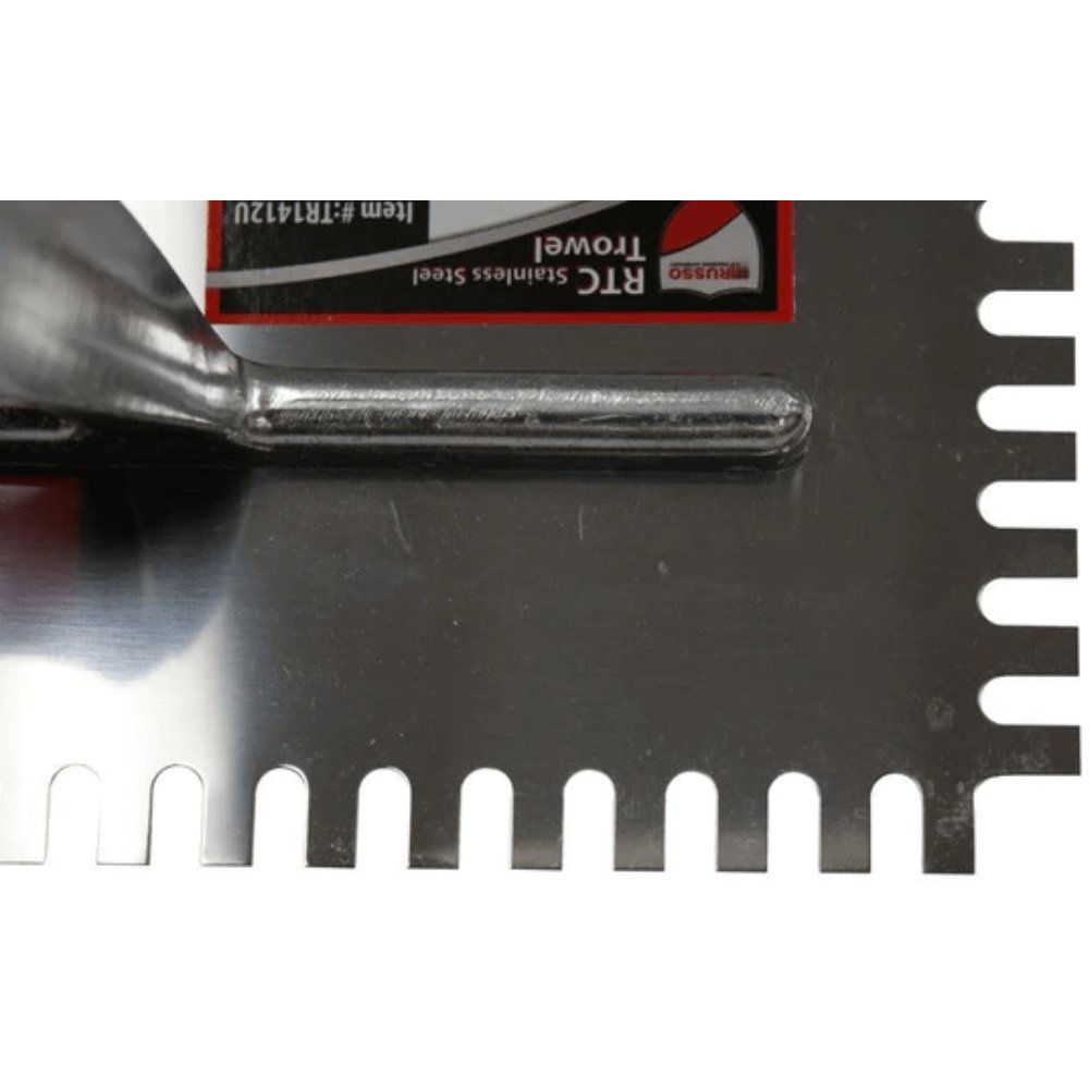 RTC Products Stainless Steel Notched Tile Trowels