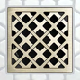 FloFx Satin Gold Chain Link Drain Grate