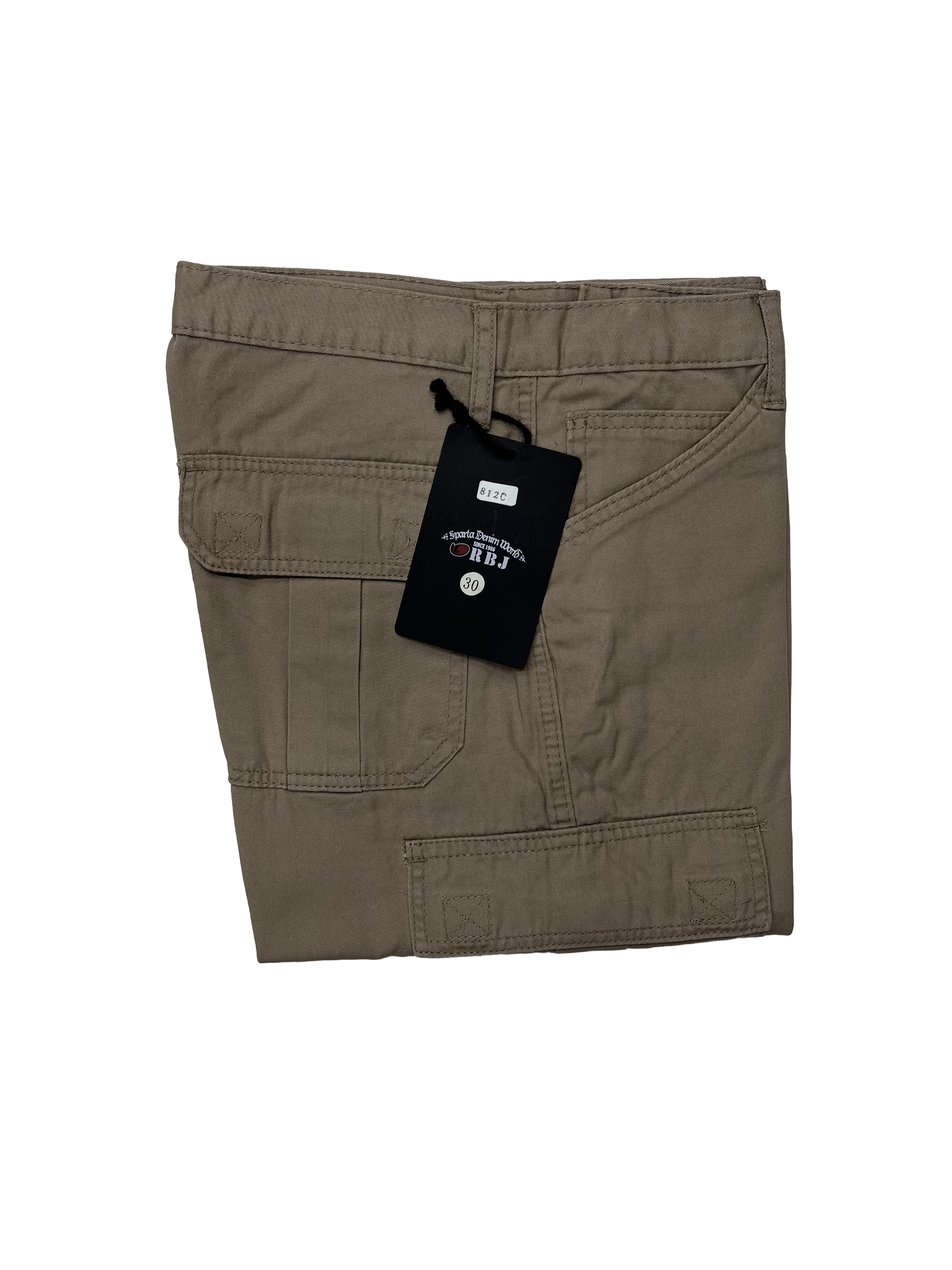 812C RAMBO 卡其色多袋褲