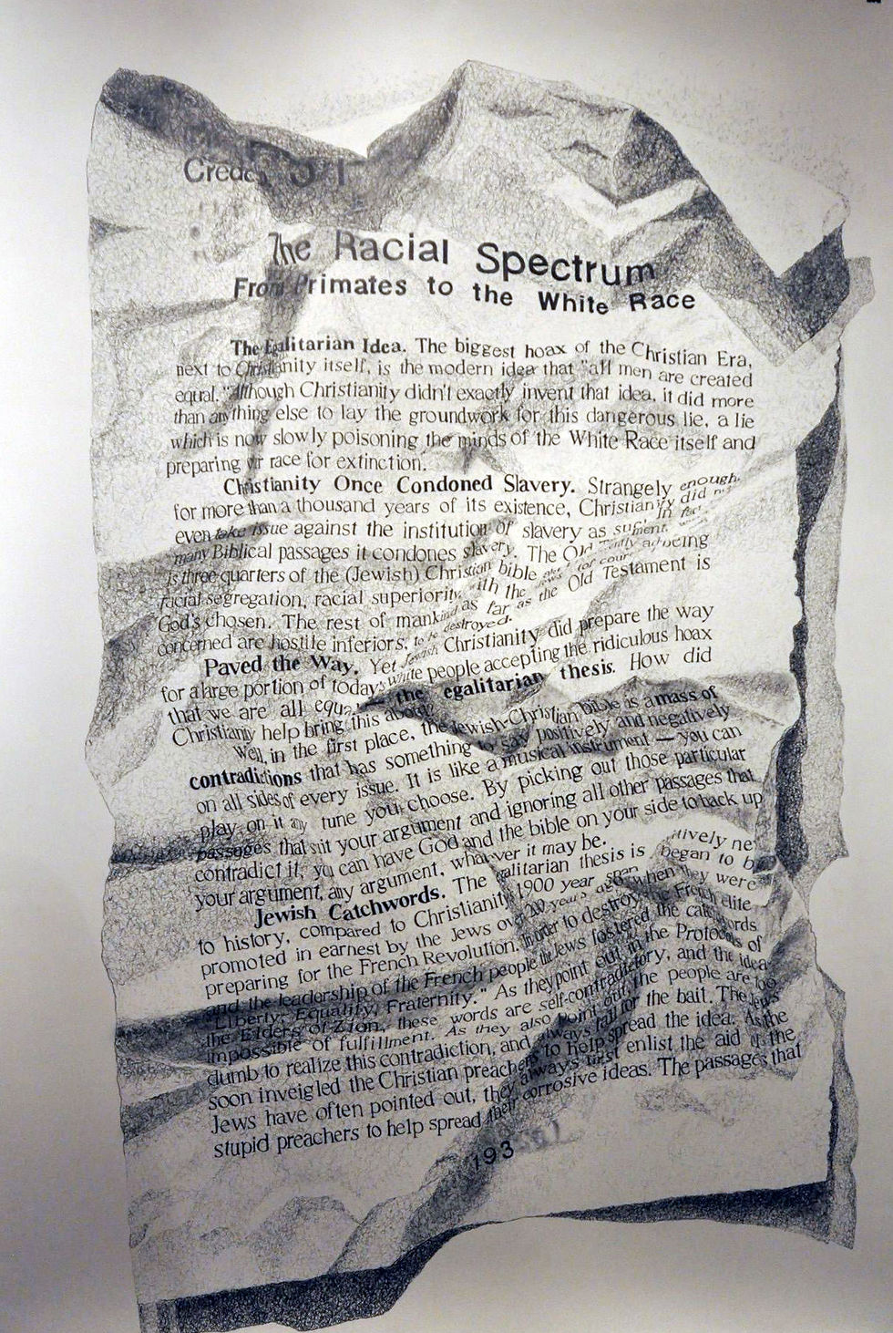 White Man's Bible, Creative Credo 31
