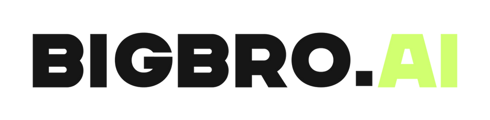BIGBRO.AI - logo black
