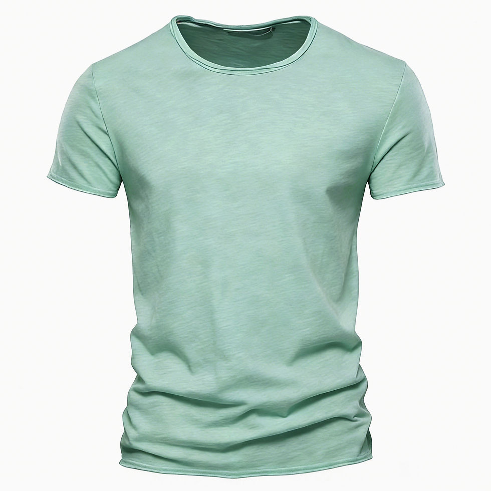 Thumbnail: 100% Cotton Men T-shirt Casual Soft Fitness Summer Thin T-shirts Men's Home Clot