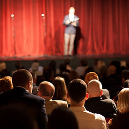Comedian on Stage