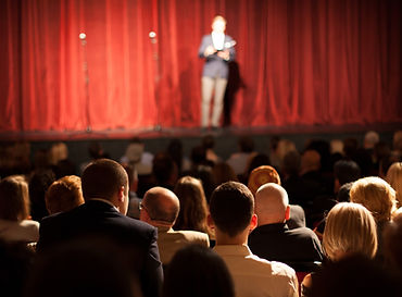 Comedian on Stage
