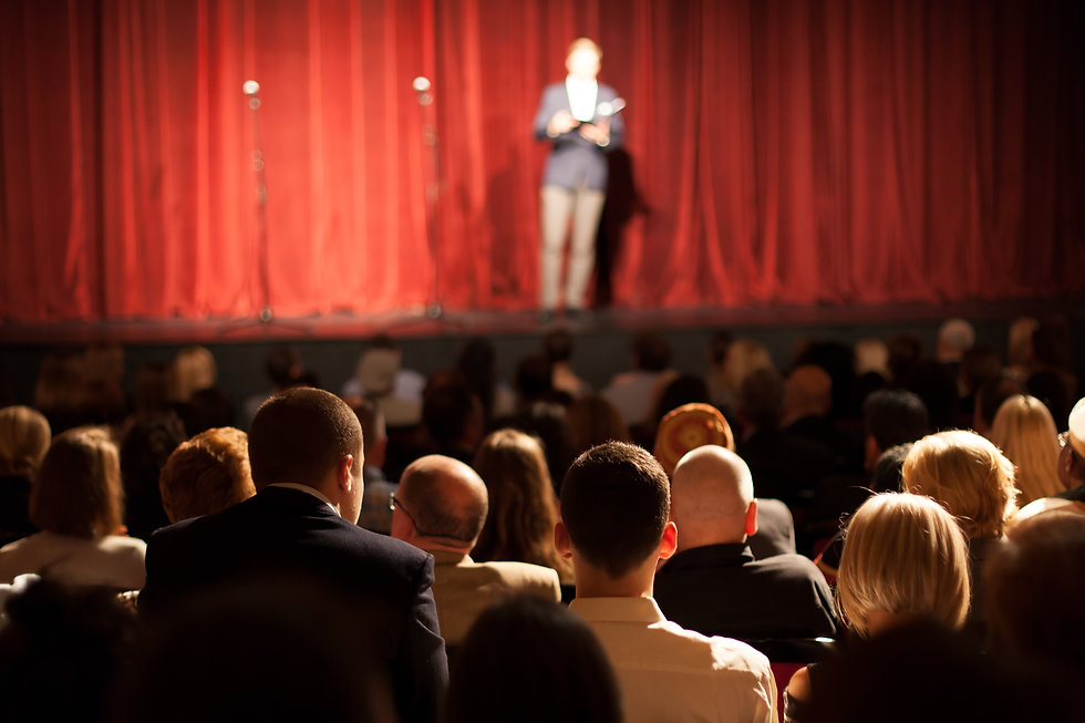 Comedian on Stage