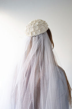 Floral veil