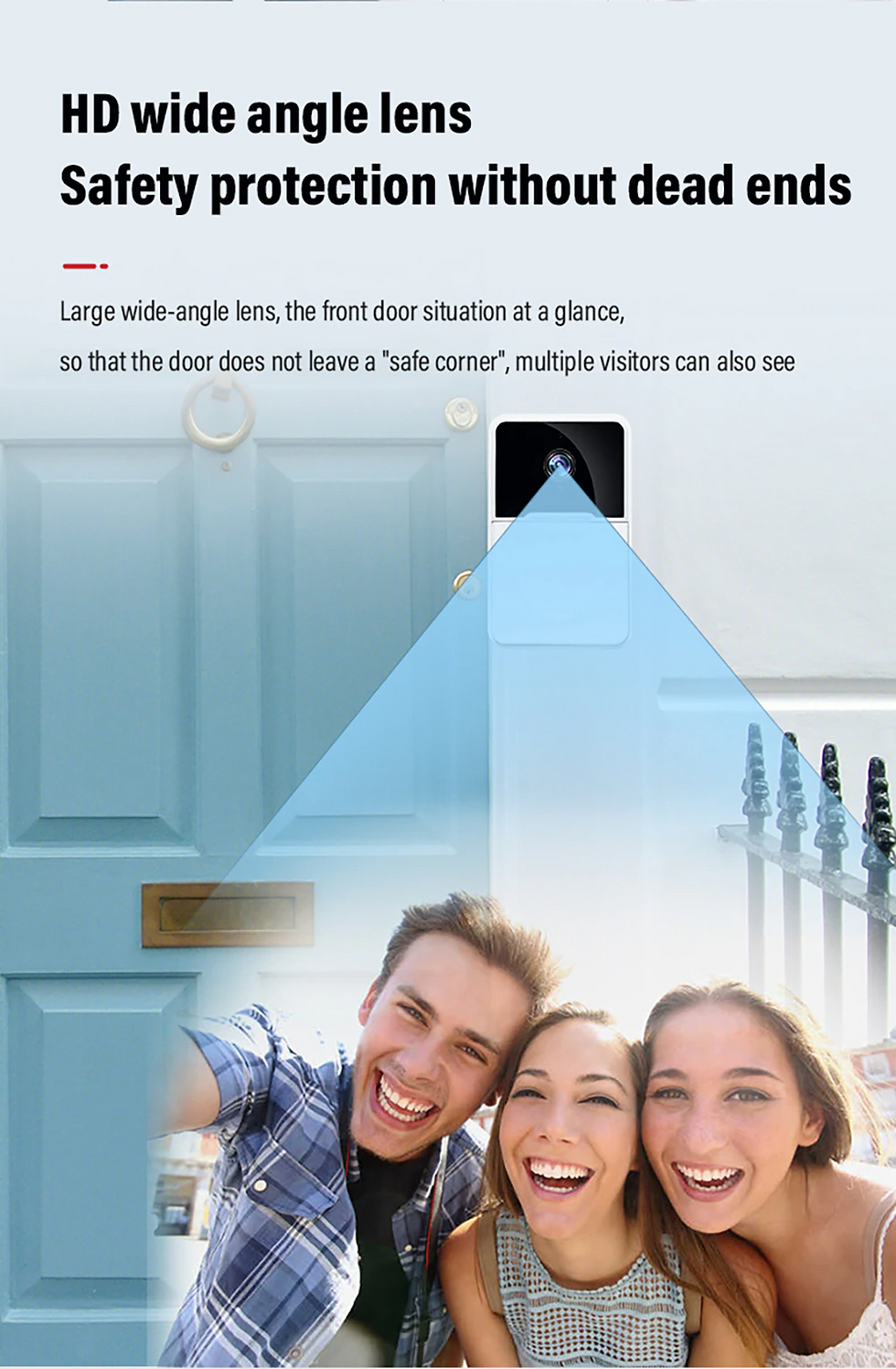Thumbnail: Wireless Security WiFi Smart Doorbell Intercom Video Camera Bell Chime Door Ring