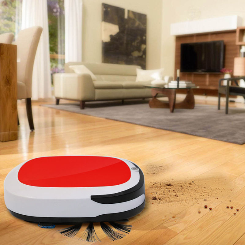 Thumbnail: Smart Home Vacuum Robot with Charging and 3-in-1 Function