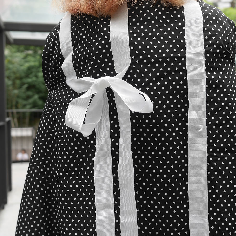 縮圖：SUMMER SALE! Polka Dots Ribbon Scarf