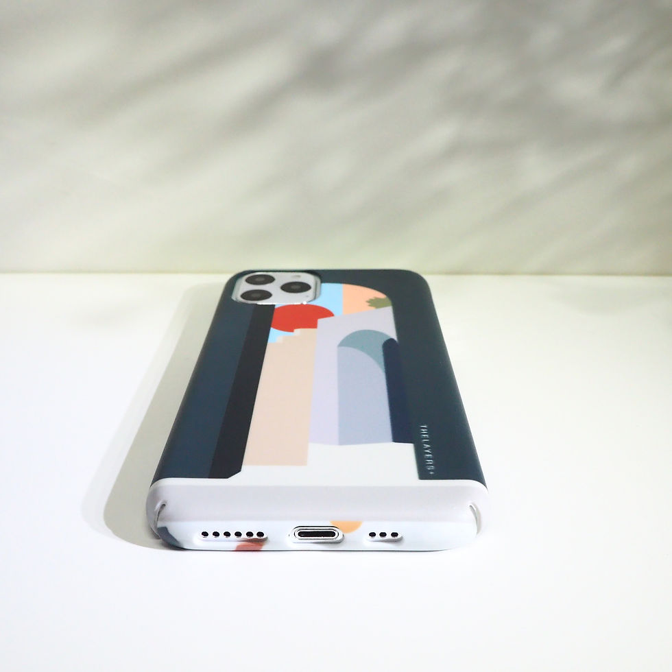 縮圖：GRAPHIC PRINT - Castillo Verde Phone Case