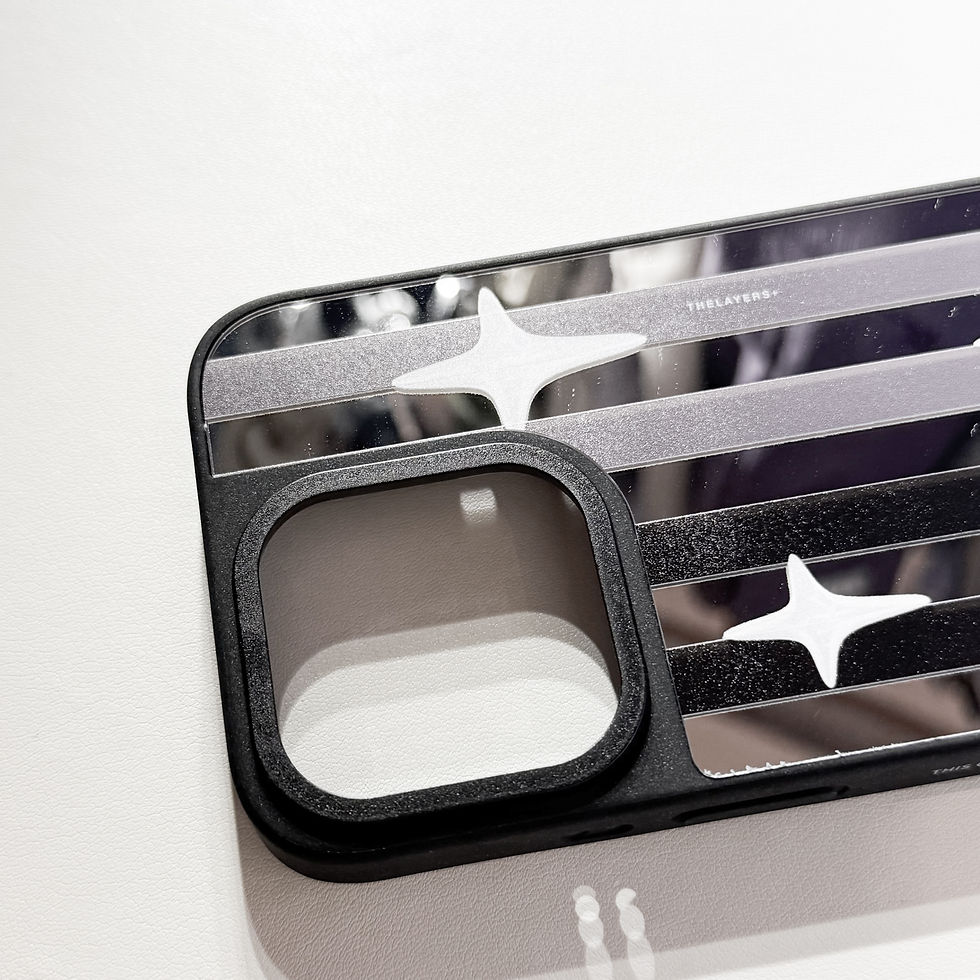 サムネイル： Mirror Striped Star | Personalized Custom Phone Case