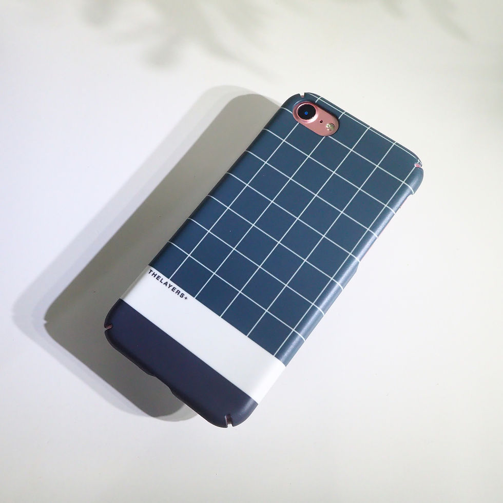 サムネイル： GRAPHIC PRINT - GRID FOREST MATTE iPhone Case
