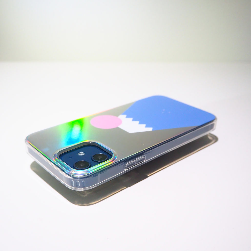 サムネイル： Holographic Fuji Mount 005 | Personalized Custom Phone Case