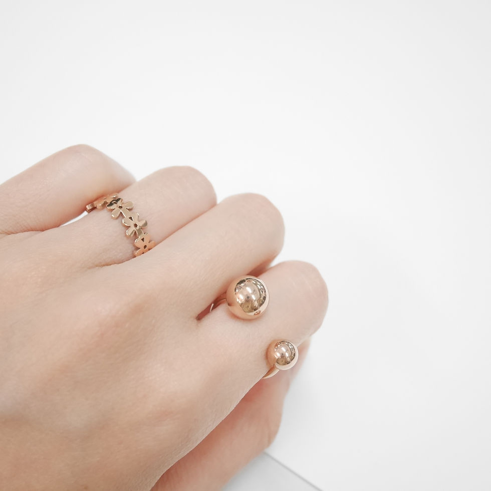 Thumbnail: Rosegold Floral Ring