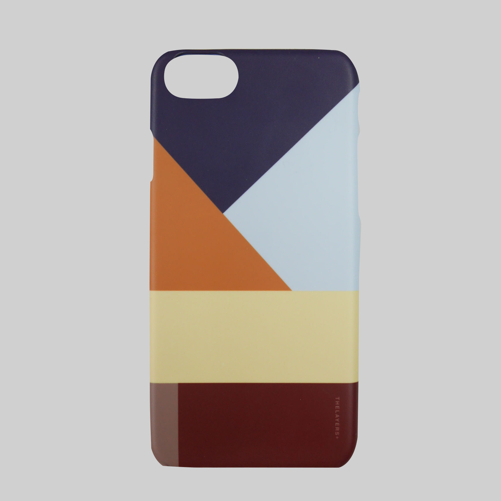 GRAPHIC PRINT - TAWNY BLUE iPhone Case