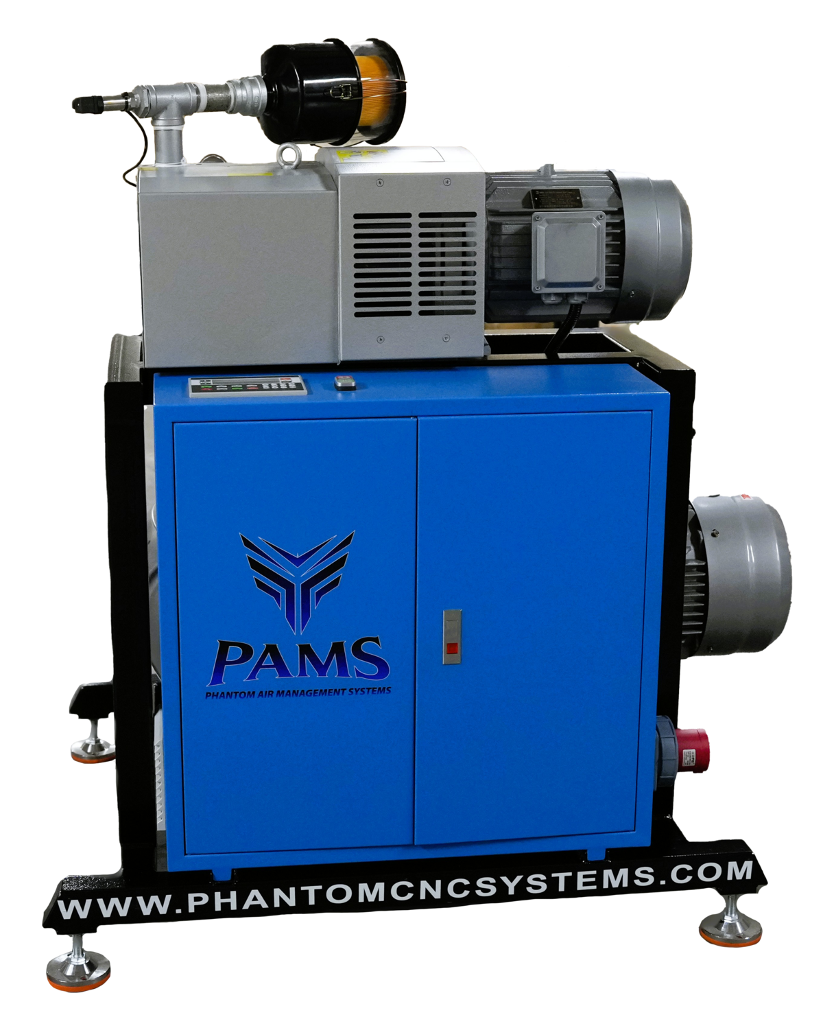 Negative Pressure Station contains (2) Rotary Vane Vacuum Pumps w/ PLC Controls 