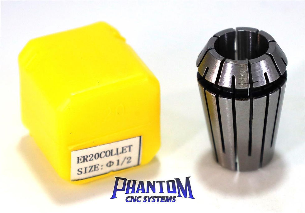 Thumbnail: High Precision Balanced ER20 Spring Collet for Tool Holder on CNC Router