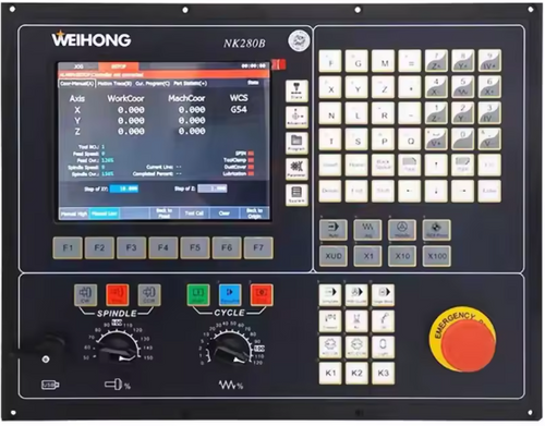 WEIHONG NK280B Controller Software NC Studio V10 4 Axis ATC