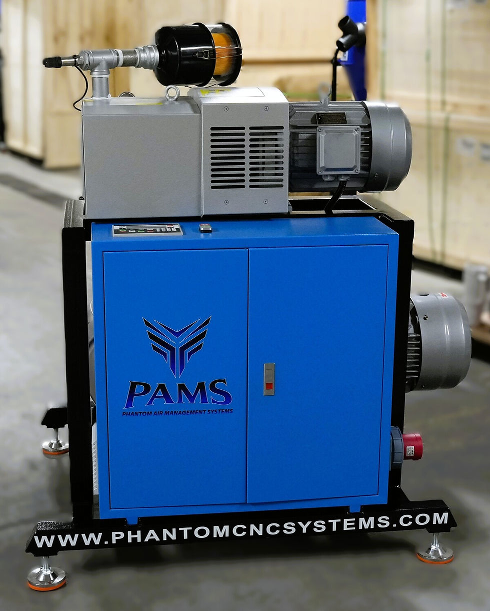 Thumbnail: Negative Pressure Station contains (2) Rotary Vane Vacuum Pumps w/ PLC Controls 