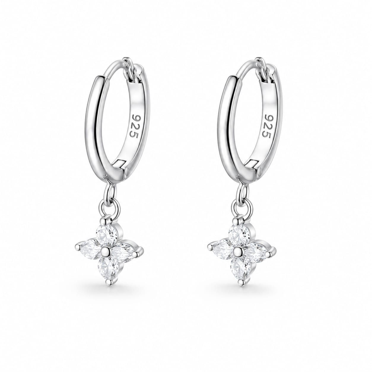 Brinco Argola Flor Lumière