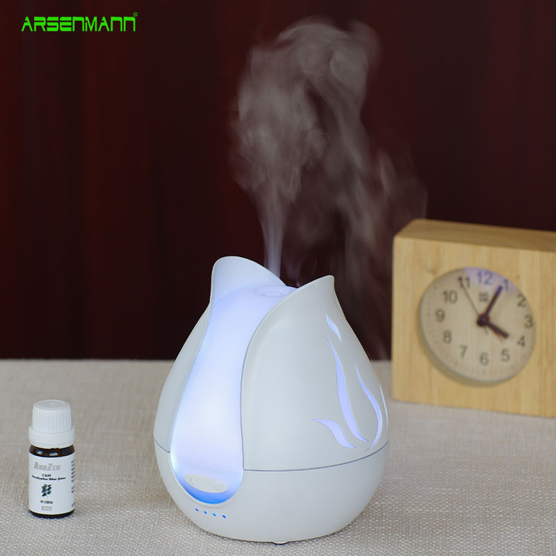 Thumbnail: Wood Marble Essential Oil Cold Mist Air w/ 200ml Humidifier Diffuser