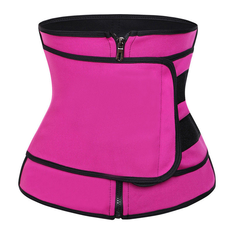 Thumbnail: Women's Neoprene Sweat Sauna Double Belt Corset Waist Trainer