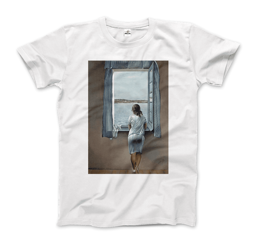 Thumbnail: Salvador Dali Young Woman at a Window Artwork T-Shirt