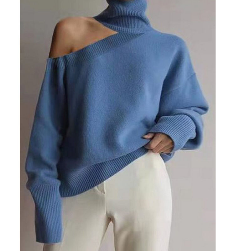 Thumbnail: Womens Knitted Sweaters -Off Shoulder