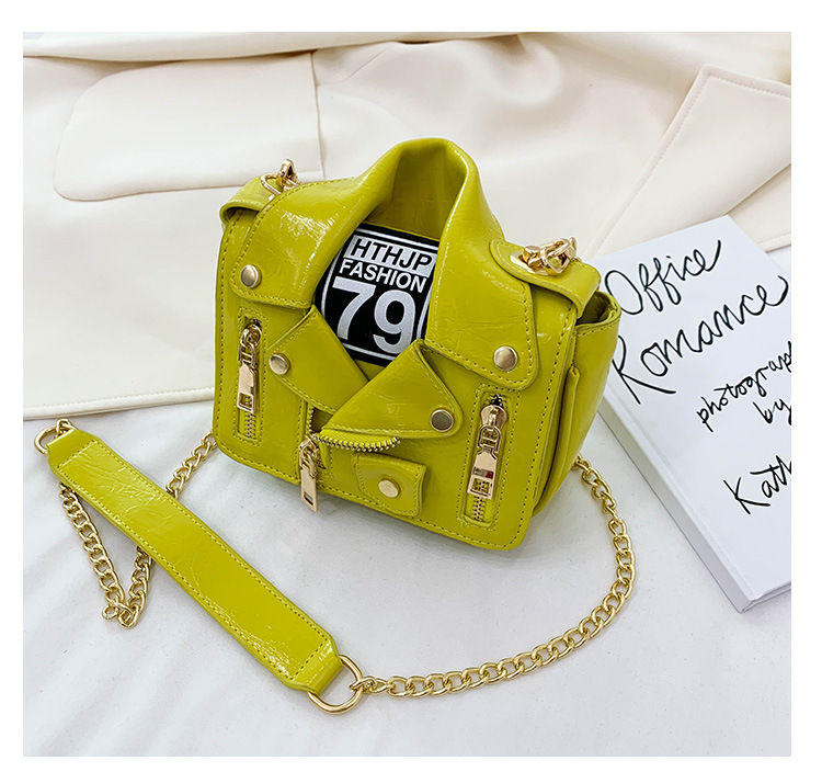 Thumbnail: Faux Leather Jacket Hand Bag