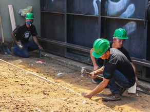 Segue a reforma dos portões do Sistema Contra Inundações