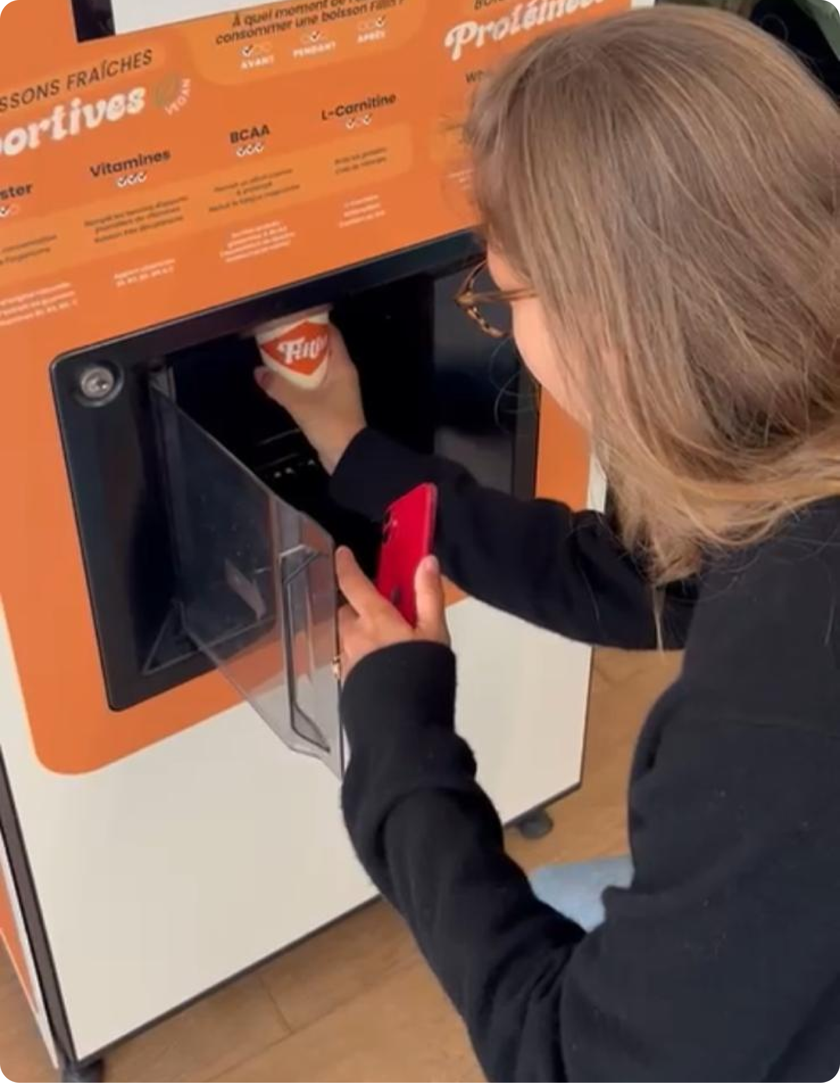 solution de boissons sportives et protéinées salle de sport