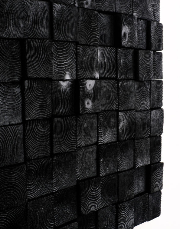 Thumbnail: Smoked Black Wall Sculpture