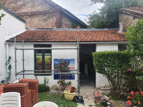 toiture, charpente, avant