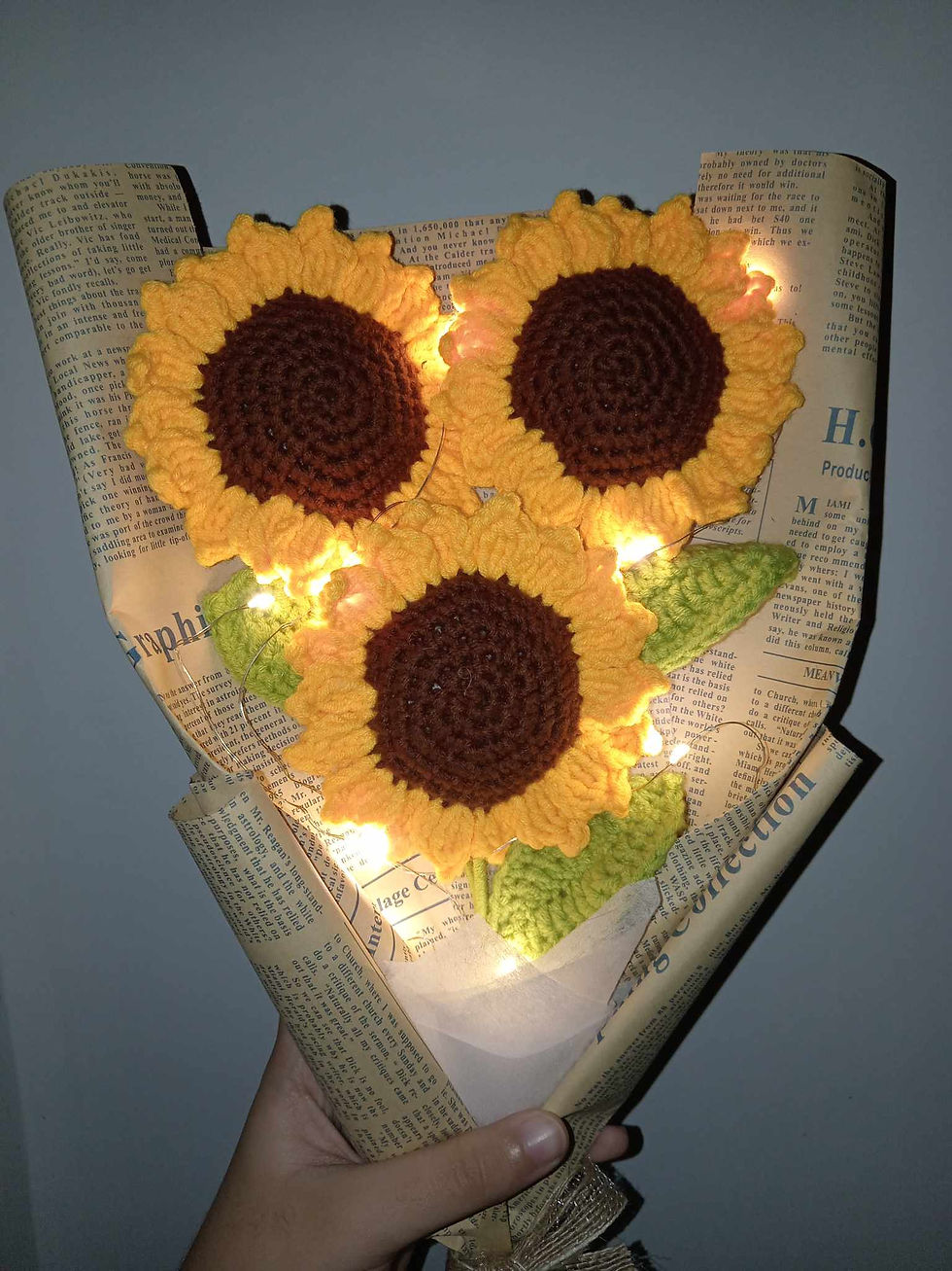 Thumbnail: Triple Sunflowers Bouquet