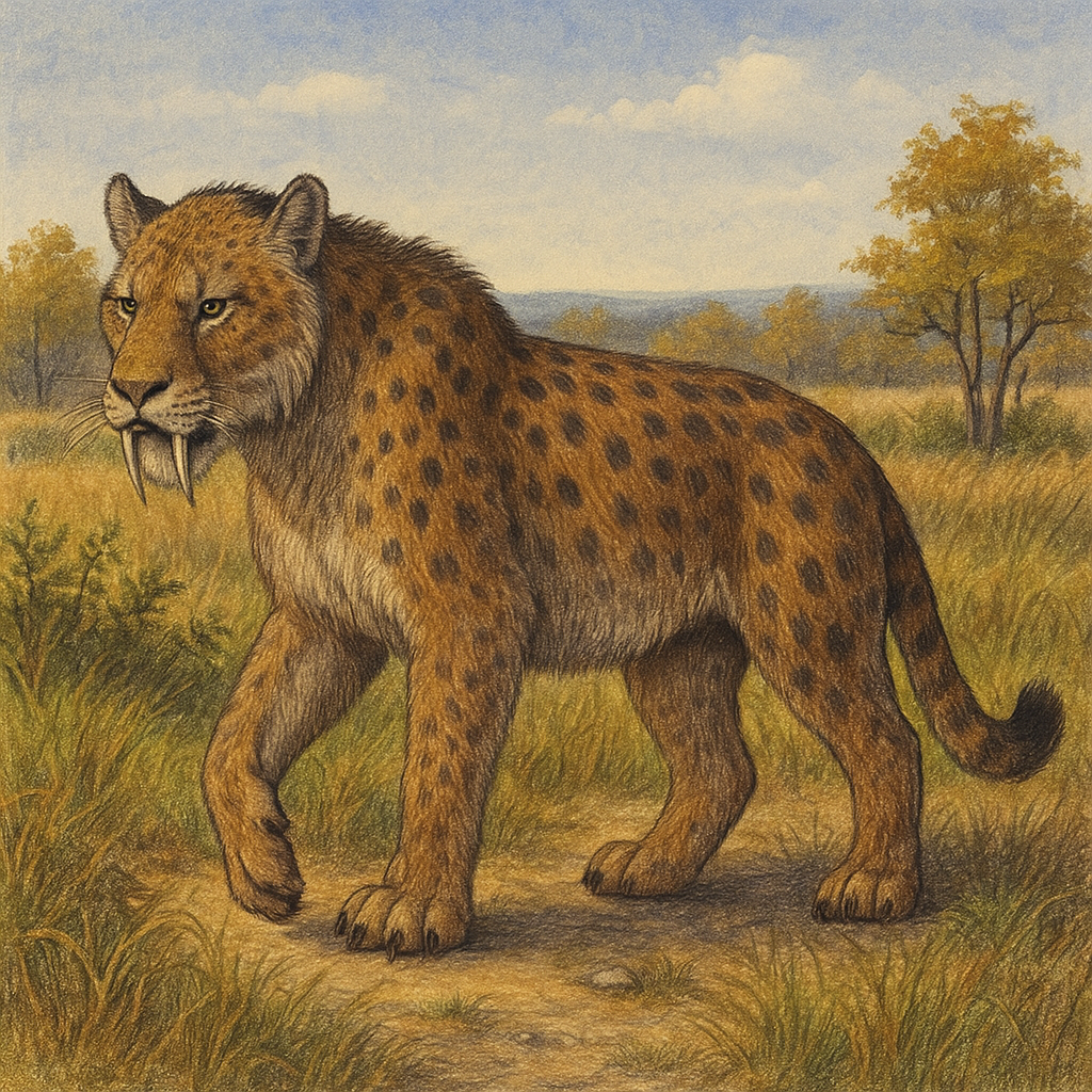 Homotherium Latidens Meatrition