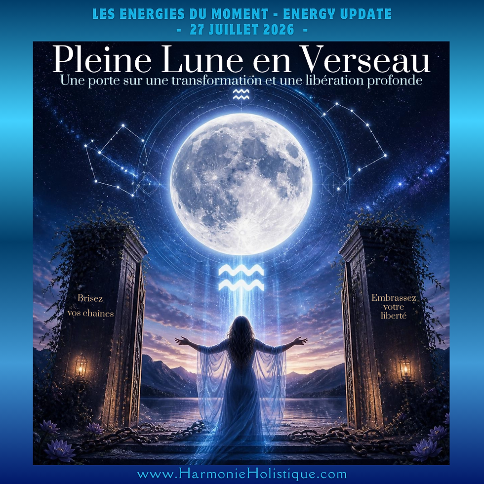 Pleine Lune en Verseau du 29 juillet 2026: Une porte sur une transformation et une libération profonde