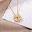 Miniature : Collier femme fleur magique deux en un tendance plein