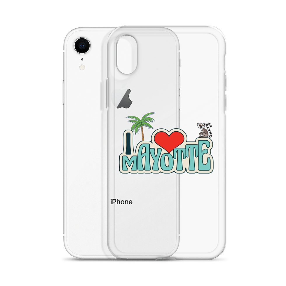 Miniature : Coque iPhone® style i love mayotte