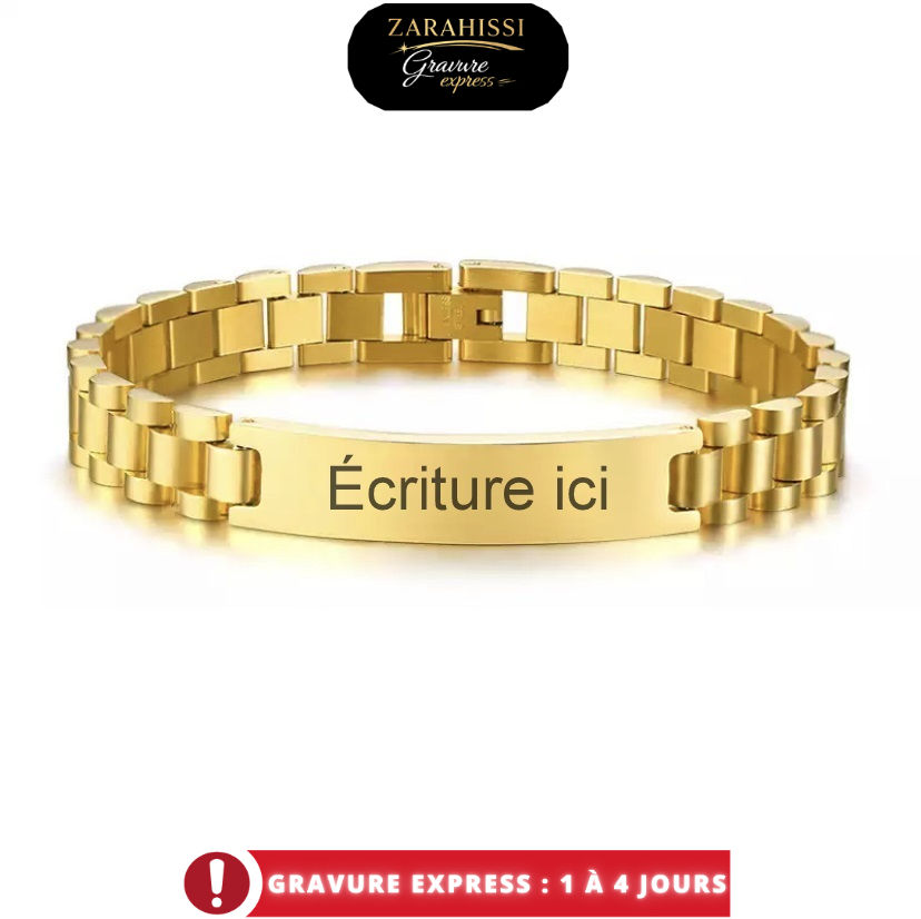Miniature : Bracelet personnalisé homme stylé mtrubaba 4 [Zarahissi Gravure express]